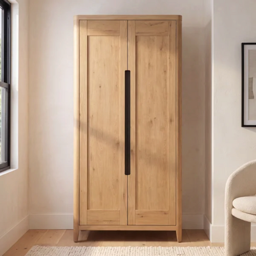 Joss and Main Oak Armoire, image 1