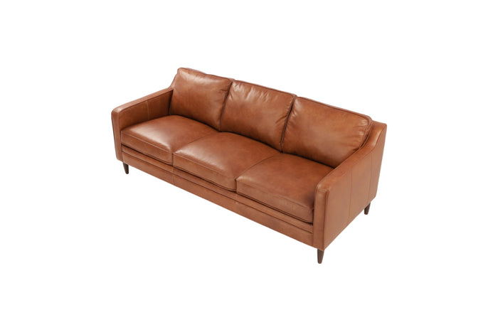 Sand & Stable Leyla Genuine Leather Square Arm Sofa, image 3