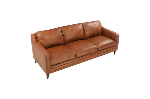 Sand & Stable Leyla Genuine Leather Square Arm Sofa, image 5