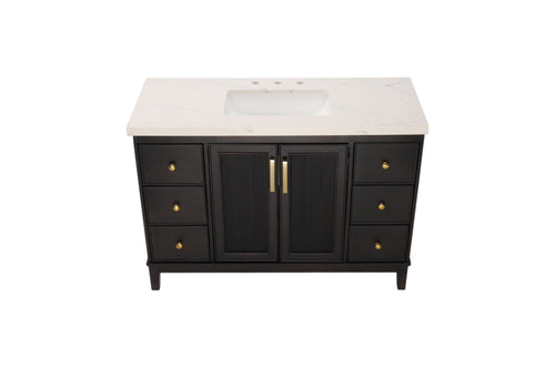 Red Barrel Studio Sianni 48" Single Bathroom Vanity With Quartz Top, image 4