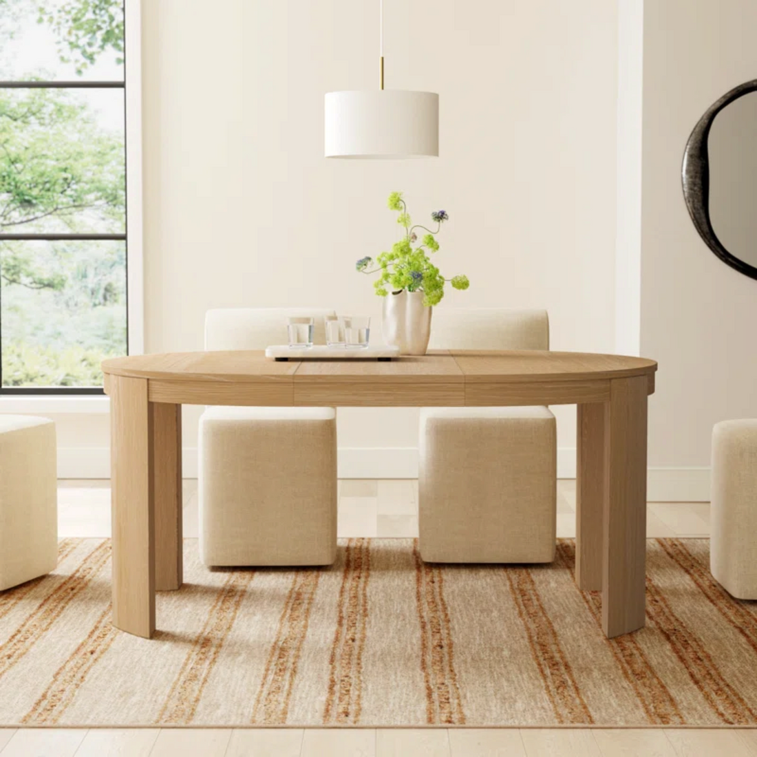 Joss & Main Payton Round Extendable Dining Table