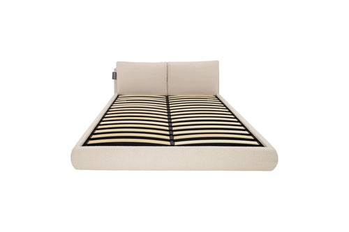 Cloud Storage Bed, King, Cream Boucle, image 2
