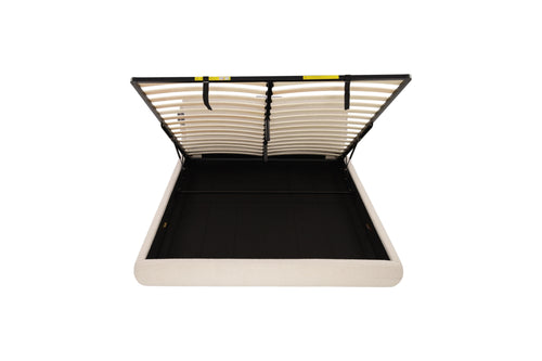Cloud Storage Bed, King, Cream Boucle, image 8