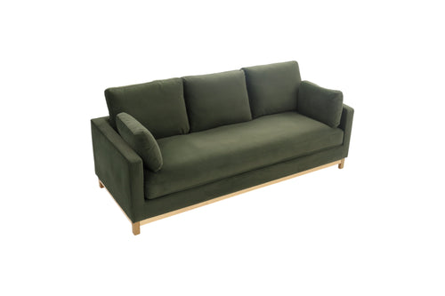 Joss & Main Ombra Upholstered Velvet Fabric Sofa, image 5