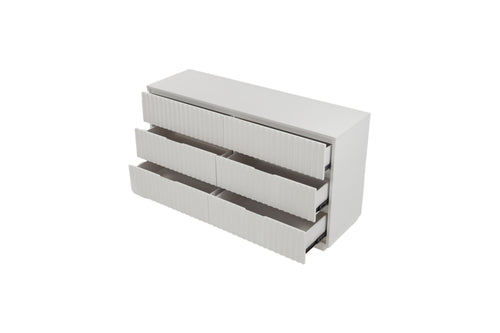 AllModern Paloma Scalloped Soft-Close 6-Drawer Dresser, image 7