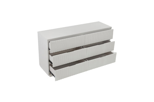 AllModern Paloma Scalloped Soft-Close 6-Drawer Dresser, image 8