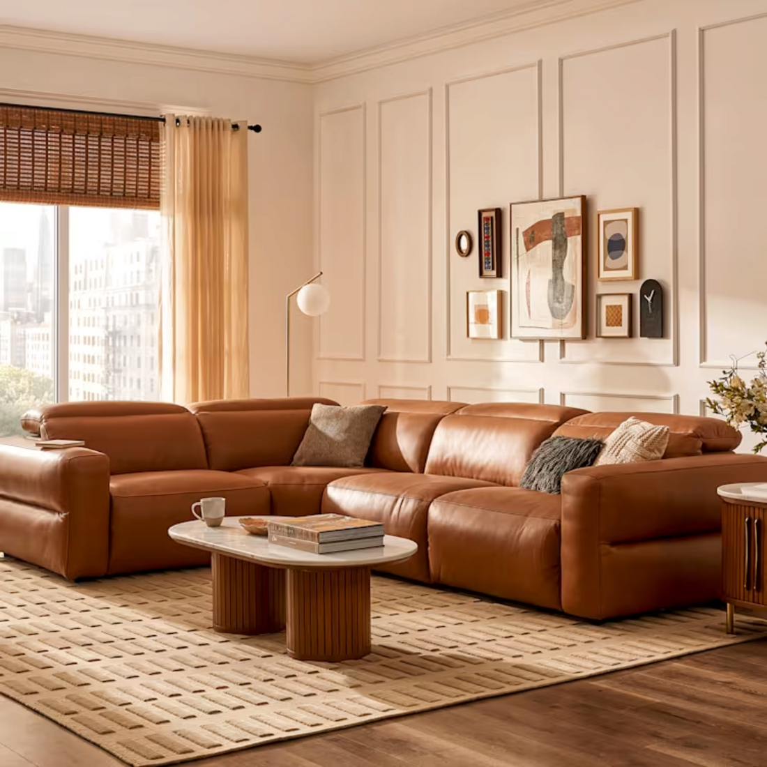 Castlery Harper Marble Rectangular Coffee Table