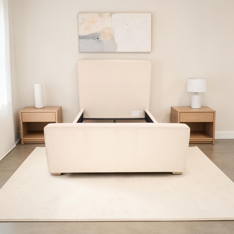 Bernhardt Tribeca Upholstered Panel Headboard Design Queen Bed