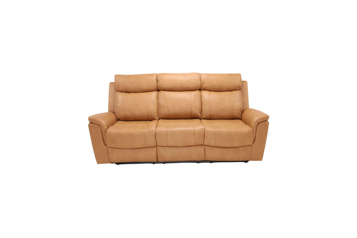 Birch Lane Top Grain Camel Genuine Leather Power Reclining Sofa with Adjustable Headrest, image 2