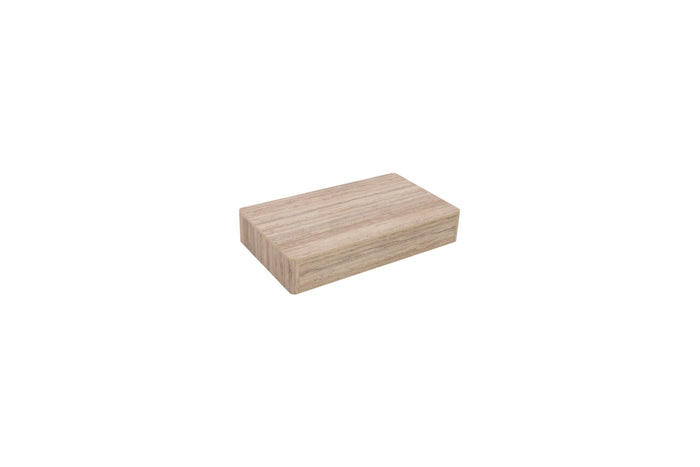 Wildon Home Sharelle Faux Travertine Rectangular Coffee Table, image 2