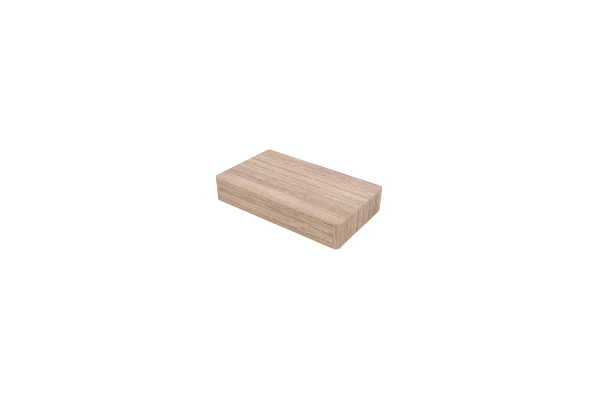 Wildon Home Sharelle Faux Travertine Rectangular Coffee Table