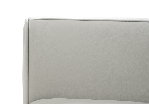 Casa Italia Furniture Monica Genuine Italian Top Grain Leather Queen Wide Arm Sleeper Sofa Bed with Memory Foam Mattress, image 10