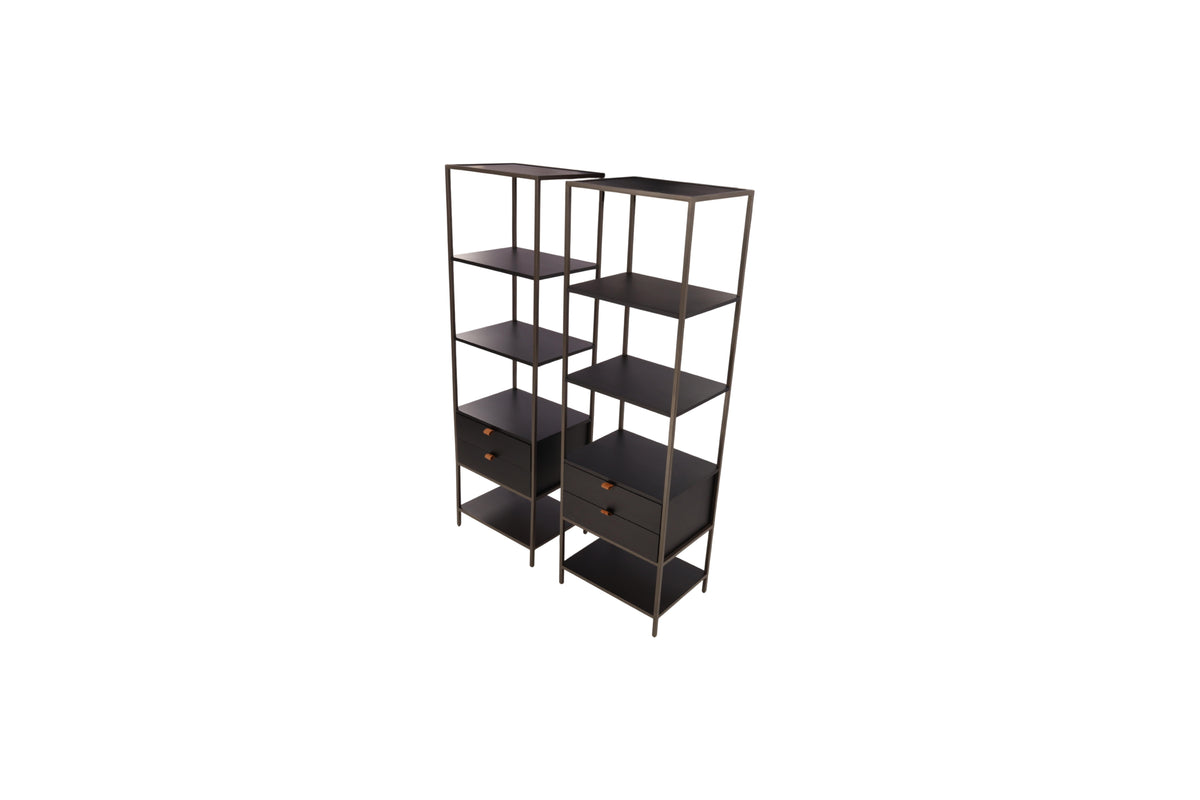 Joss & Main Loki Trey Bookshelf Set of 2