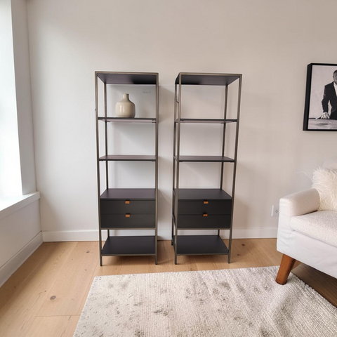 Joss & Main Loki Trey Bookshelf Set of 2