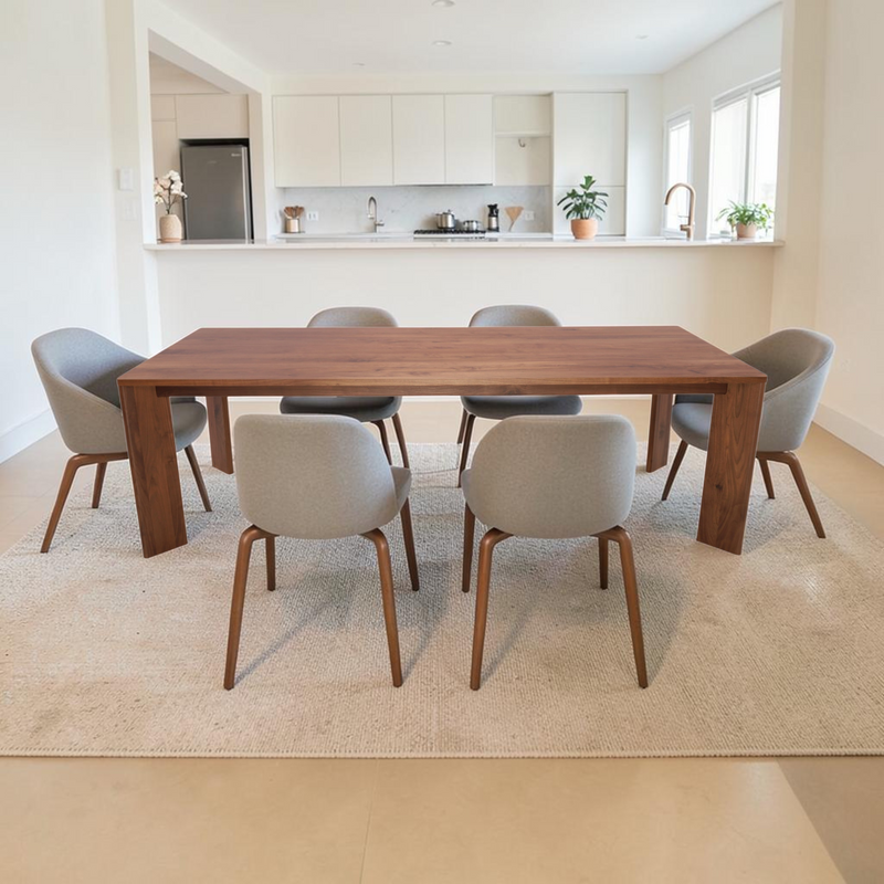 Frame Dining Table, Seats 8-10 People, American Walnut
