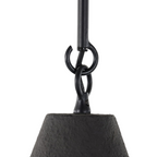 Four Hands Grazia Pendant - Matte Black Plaster