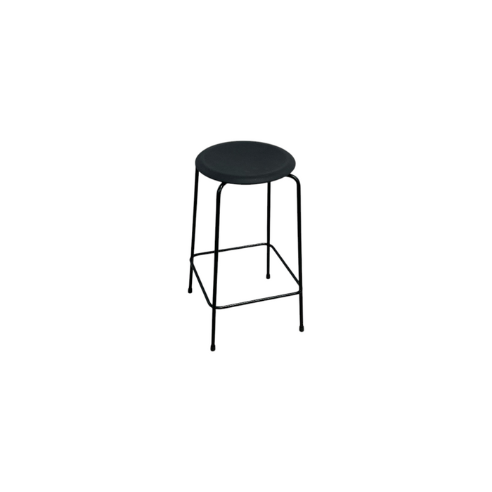 2Modern High Dot Upholstered Stool by Fritz Hansen, image 2