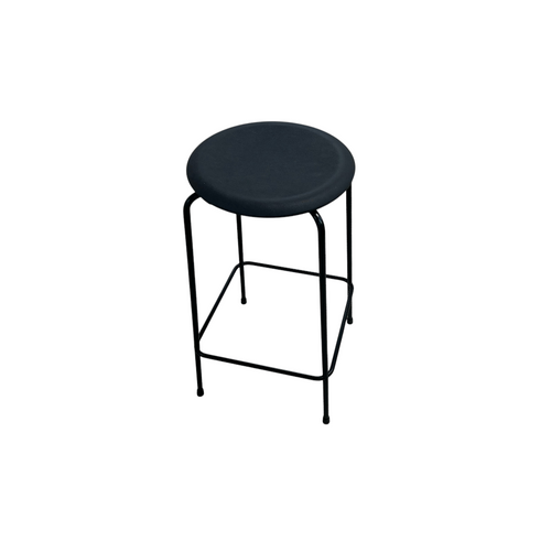 2Modern High Dot Upholstered Stool by Fritz Hansen, image 5
