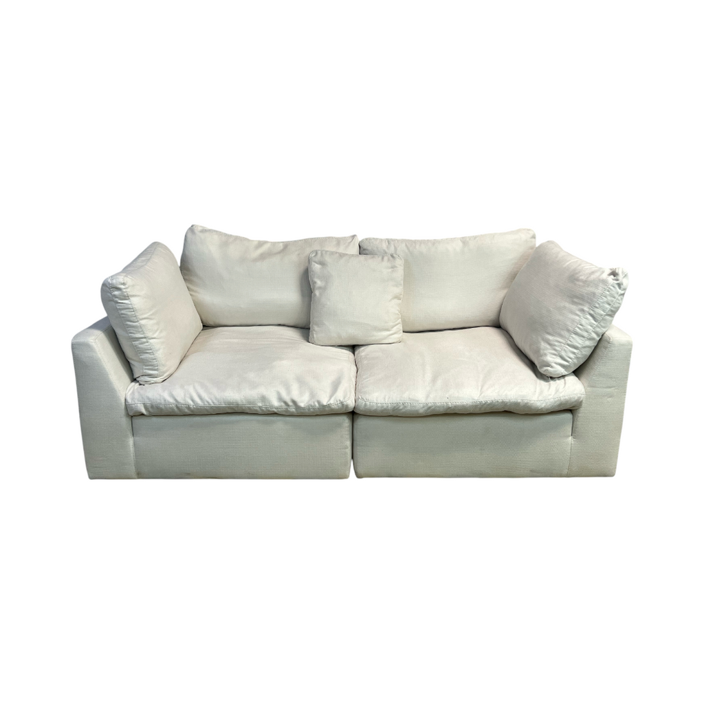 Abbyson Home Jojo Fletcher Luxe Feather and Down 2-pc Loveseat