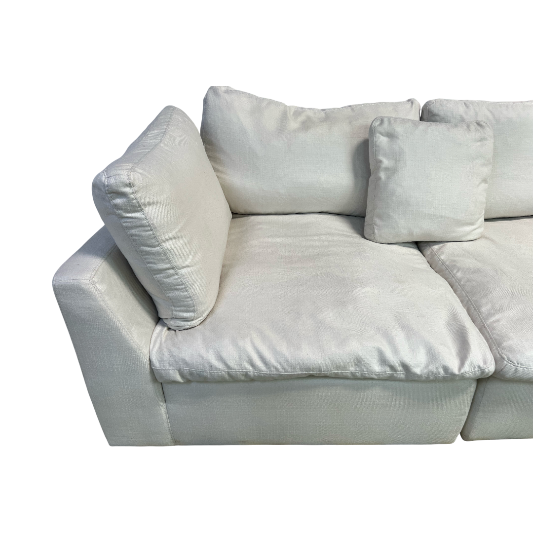 Abbyson Home Jojo Fletcher Luxe Feather and Down 2-pc Loveseat