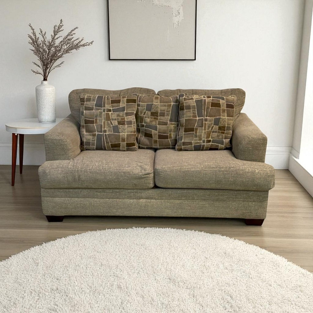 Ashley Barrish Loveseat in Sisal