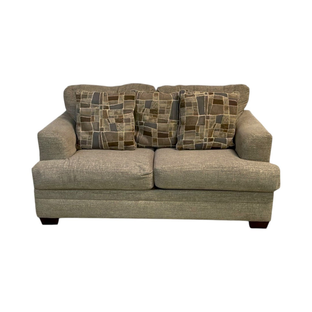 Ashley Barrish Loveseat in Sisal