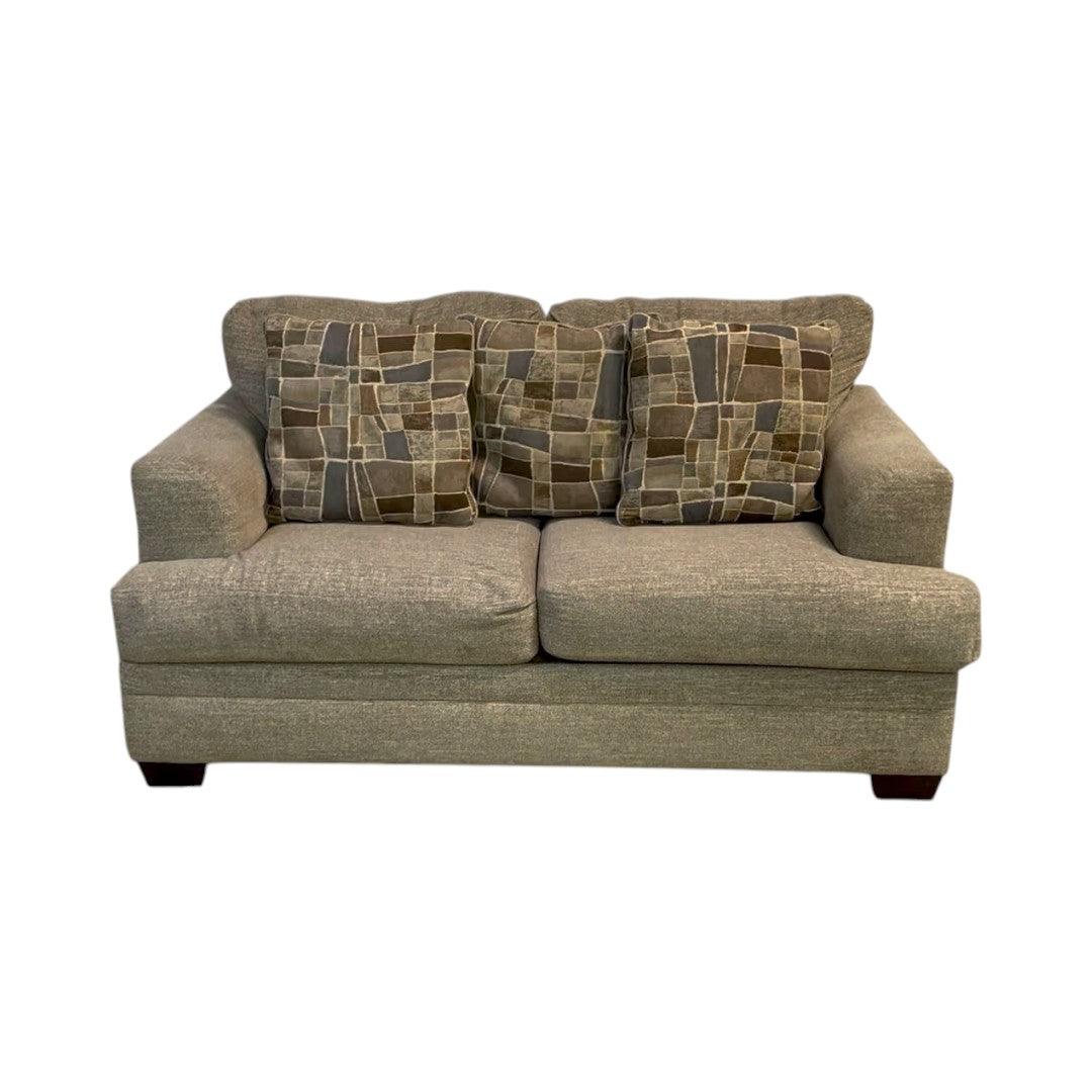 Ashley Barrish Loveseat in Sisal