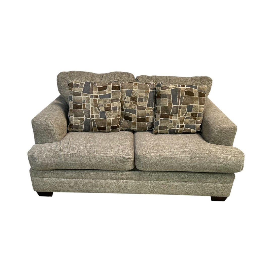 Ashley Barrish Loveseat in Sisal