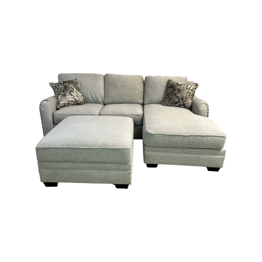Ashley Dellara 2-Piece Sectional and Storage Ottoman