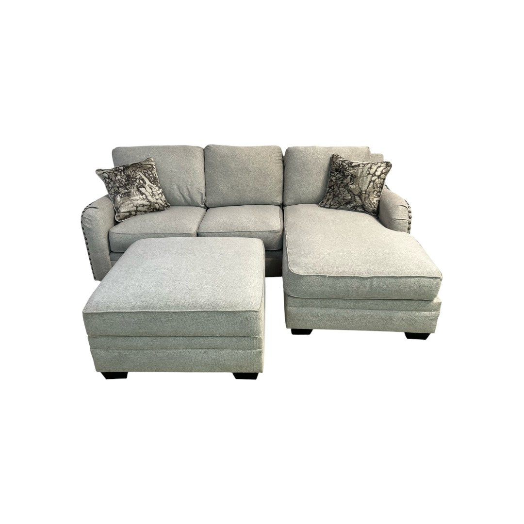 Ashley Dellara 2-Piece Sectional and Storage Ottoman