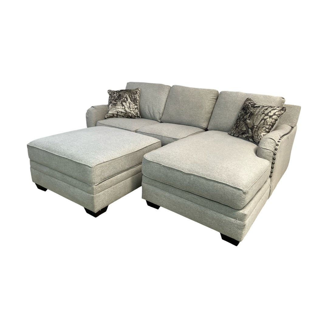 Ashley Dellara 2-Piece Sectional and Storage Ottoman