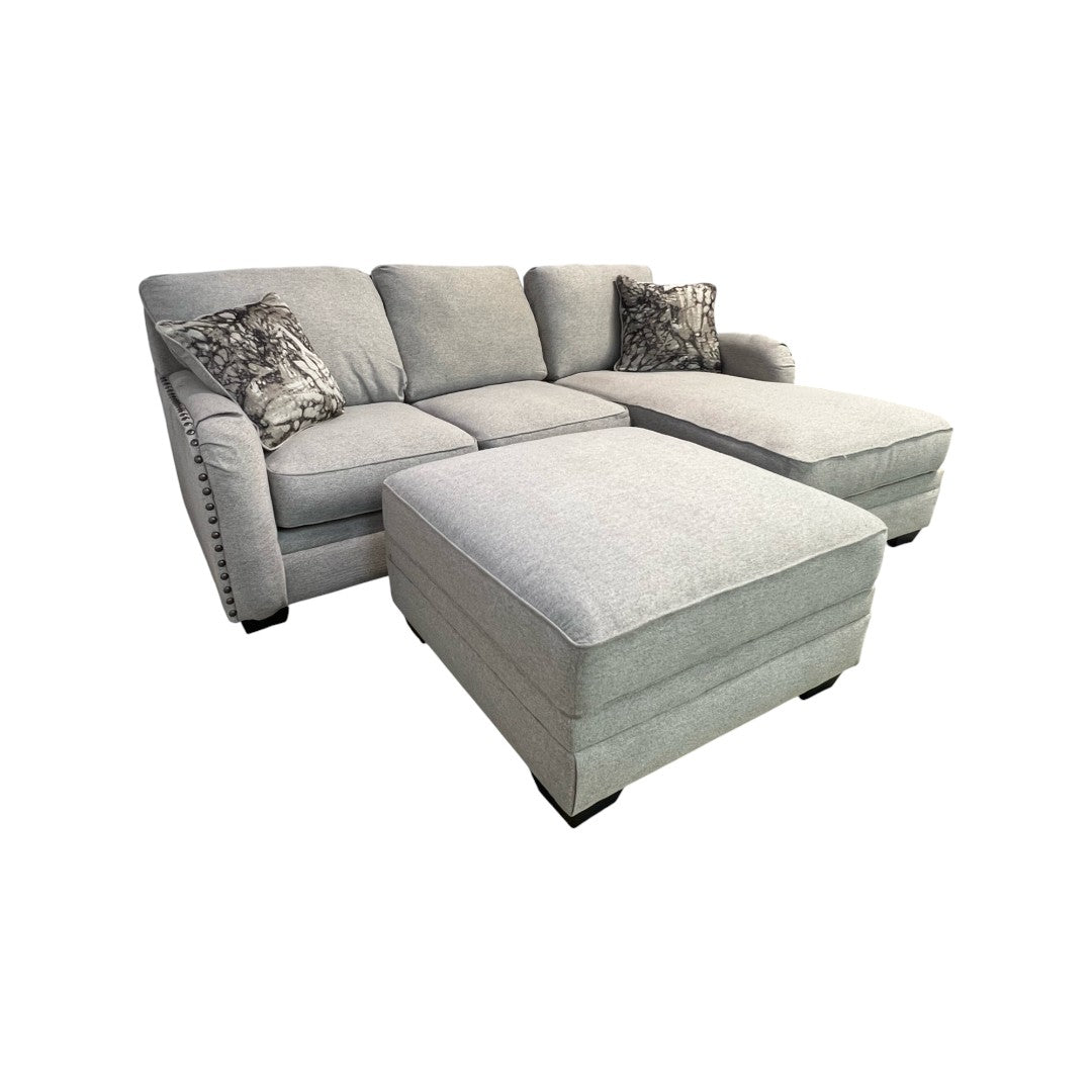 Ashley Dellara 2-Piece Sectional and Storage Ottoman