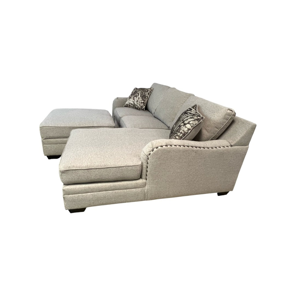 Ashley Dellara 2-Piece Sectional and Storage Ottoman