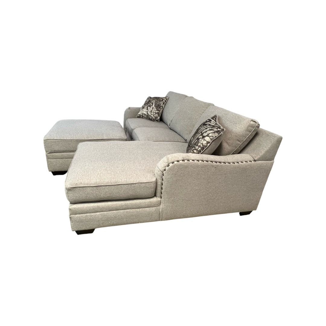 Ashley Dellara 2-Piece Sectional and Storage Ottoman