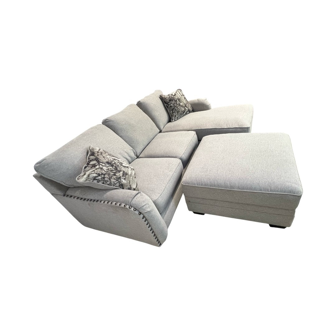 Ashley Dellara 2-Piece Sectional and Storage Ottoman