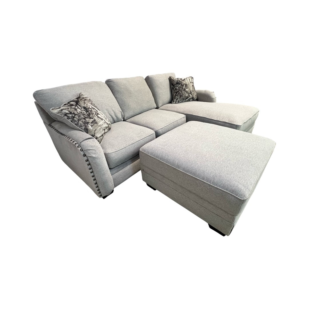 Ashley Dellara 2-Piece Sectional and Storage Ottoman