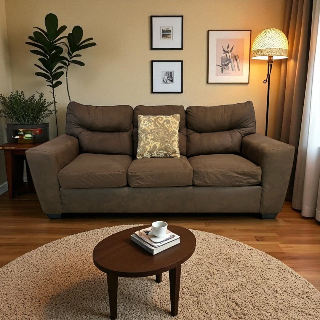 Ashley Furniture Navi Sofa - Chestnut