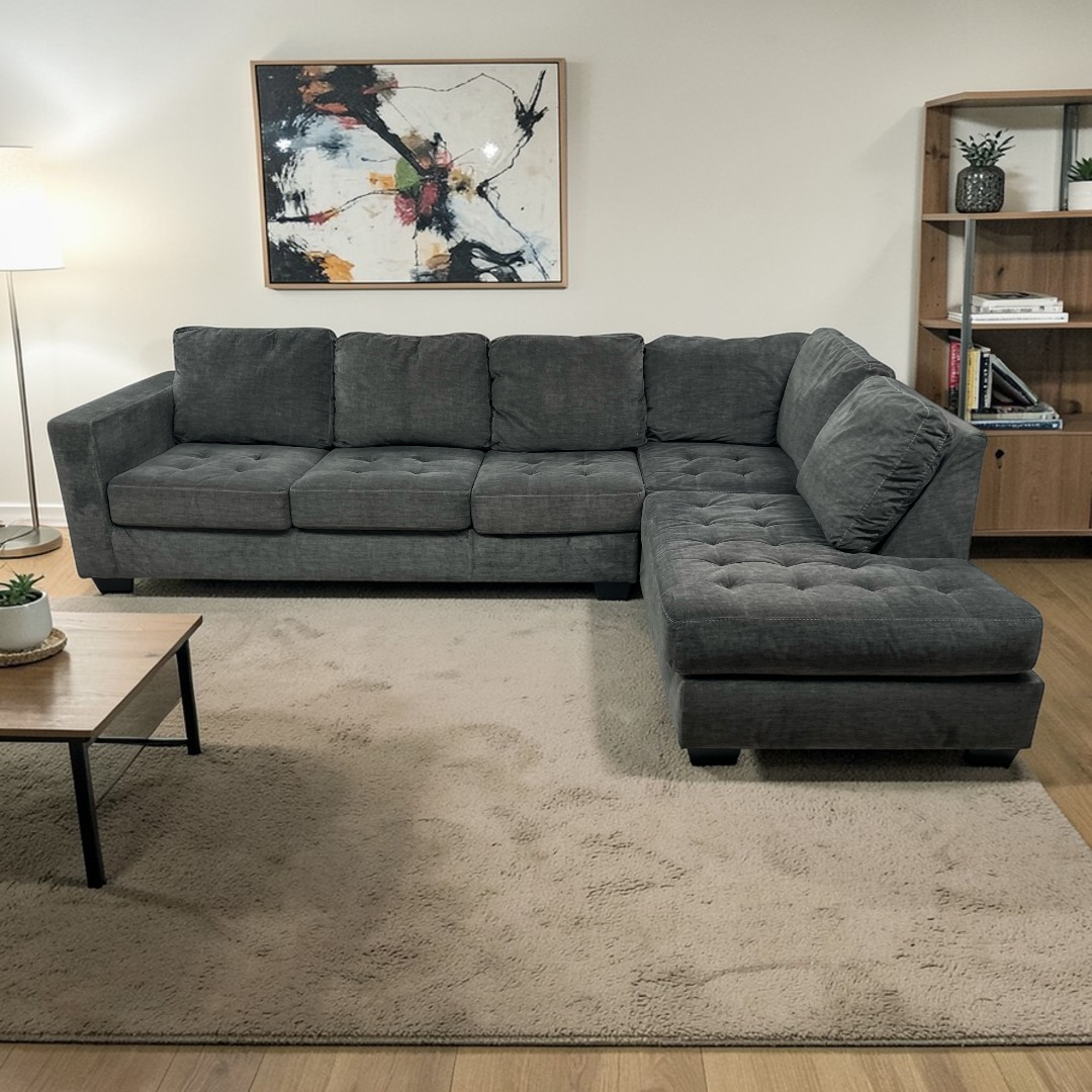 Ashley Owensbe Gray Sectional with Chaise