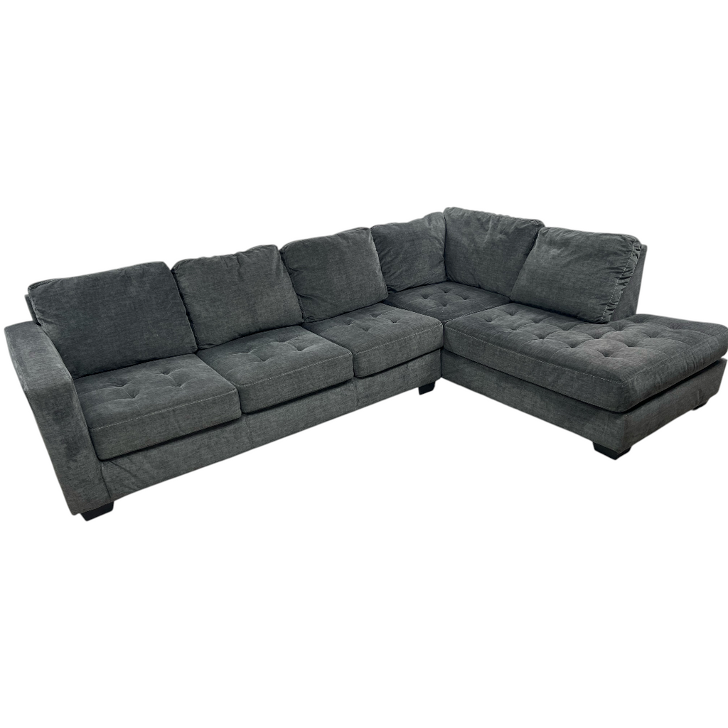 Ashley Owensbe Gray Sectional with Chaise