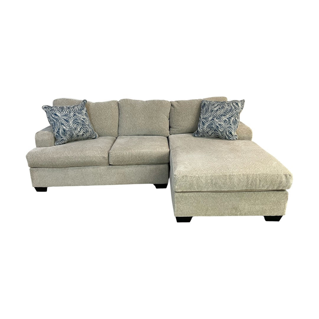 Ashley Stonemade Sofa with Chaise