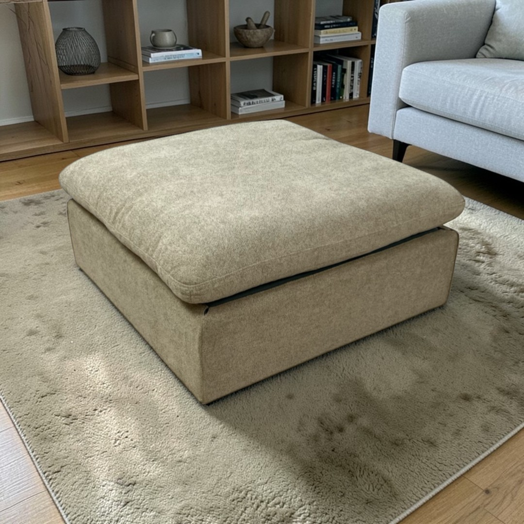 Atunus Furniture Sky Cloud Ottoman, 39" × 39" × 18" — image 1 of 4