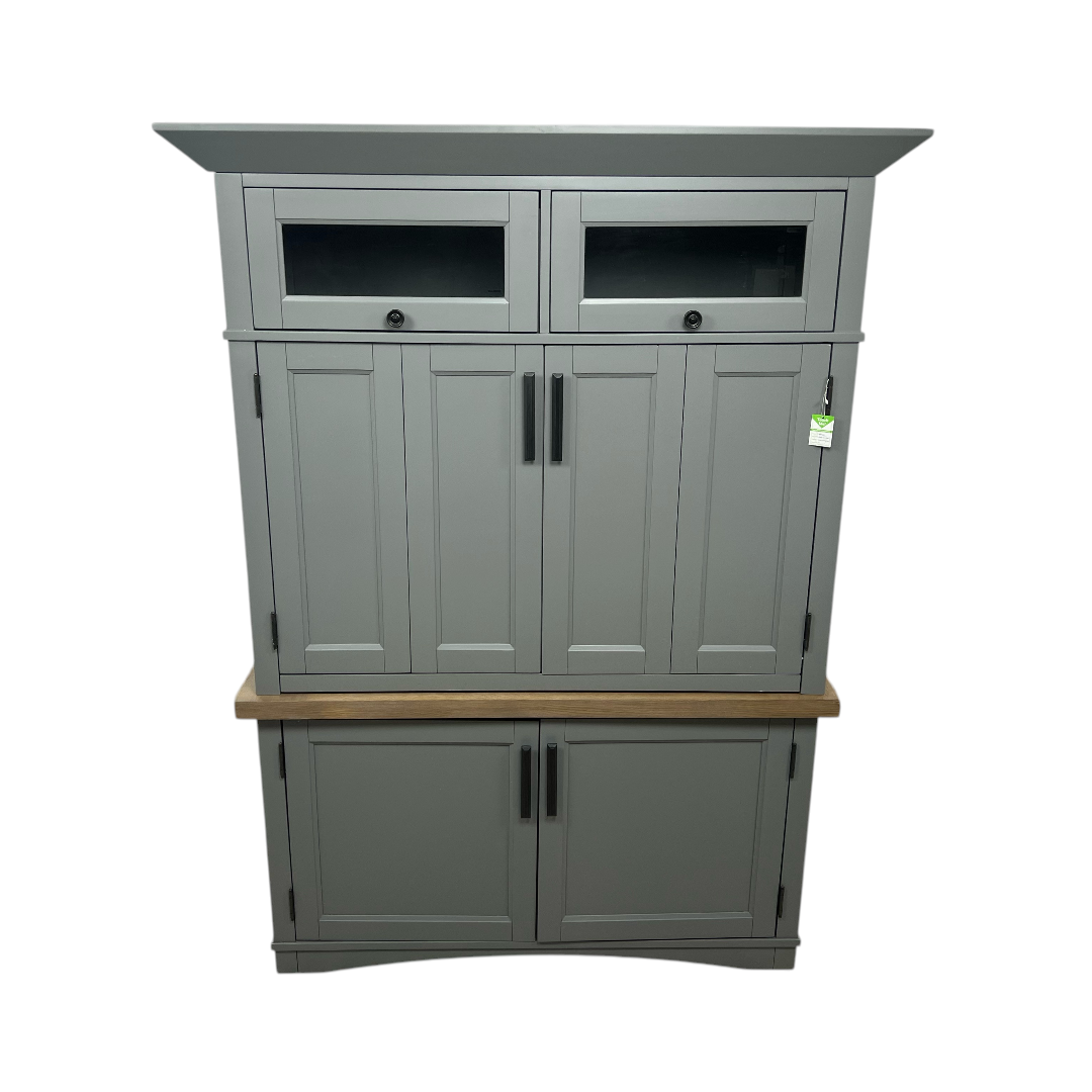 Beachcrest Home Bankhead Solid Wood Top Writing Desk with Power Outlet