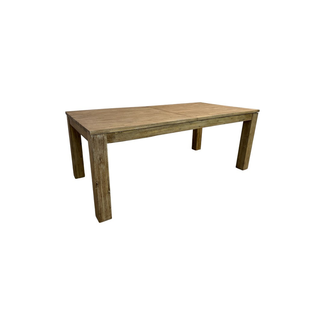 Beachcrest Home Bozrah Extendable Acacia Solid Wood Dining Table