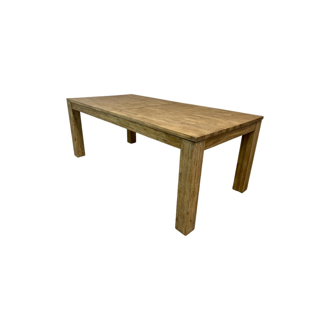 Beachcrest Home Bozrah Extendable Acacia Solid Wood Dining Table