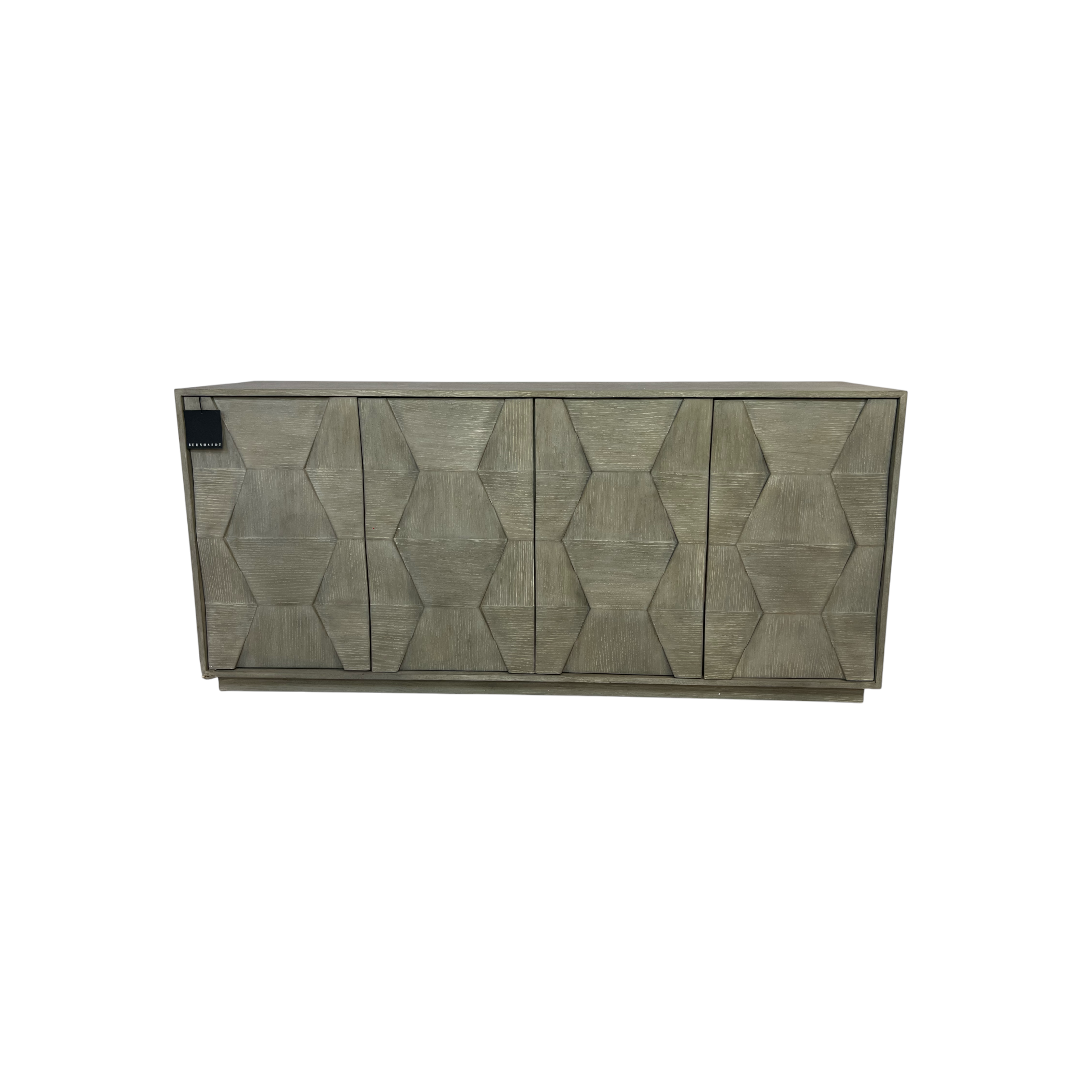 Bernhardt Linea 4-Door Buffet in Cerused Oak Veneer