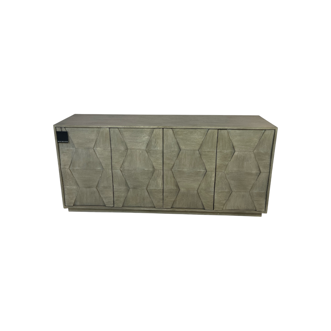 Bernhardt Linea 4-Door Buffet in Cerused Oak Veneer