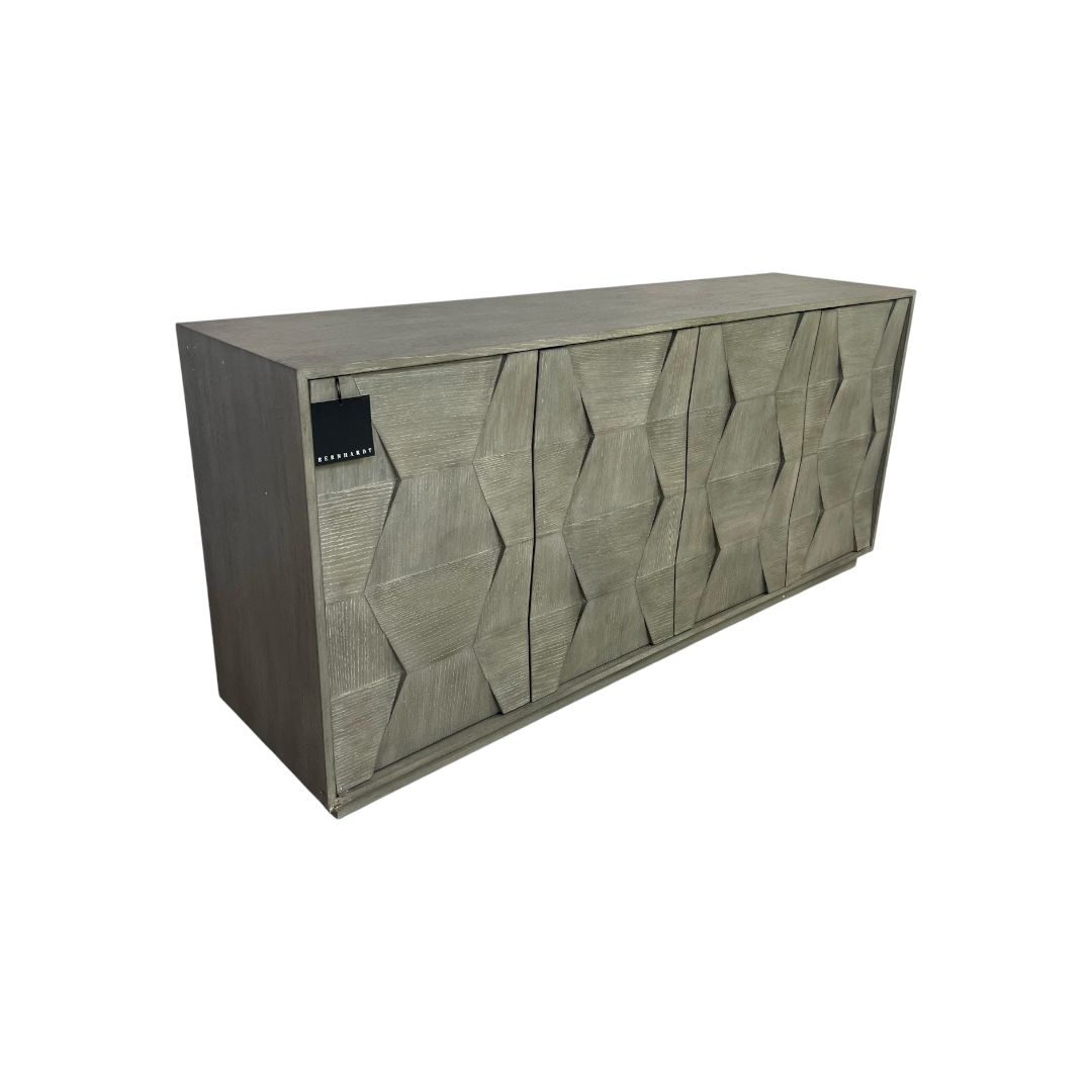 Bernhardt Linea 4-Door Buffet in Cerused Oak Veneer