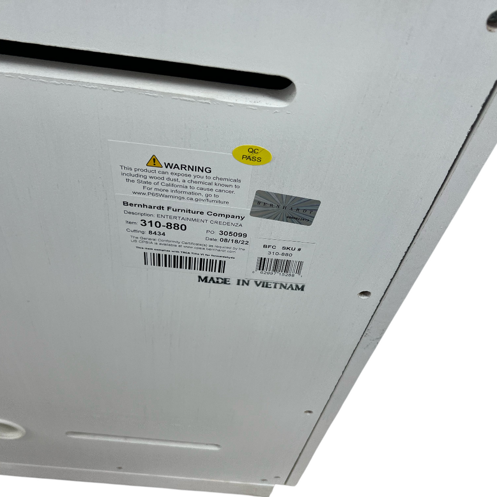 Bernhardt Solaria Entertainment Credenza in Weathered Bone