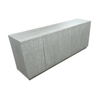 Bernhardt Solaria Entertainment Credenza in Weathered Bone