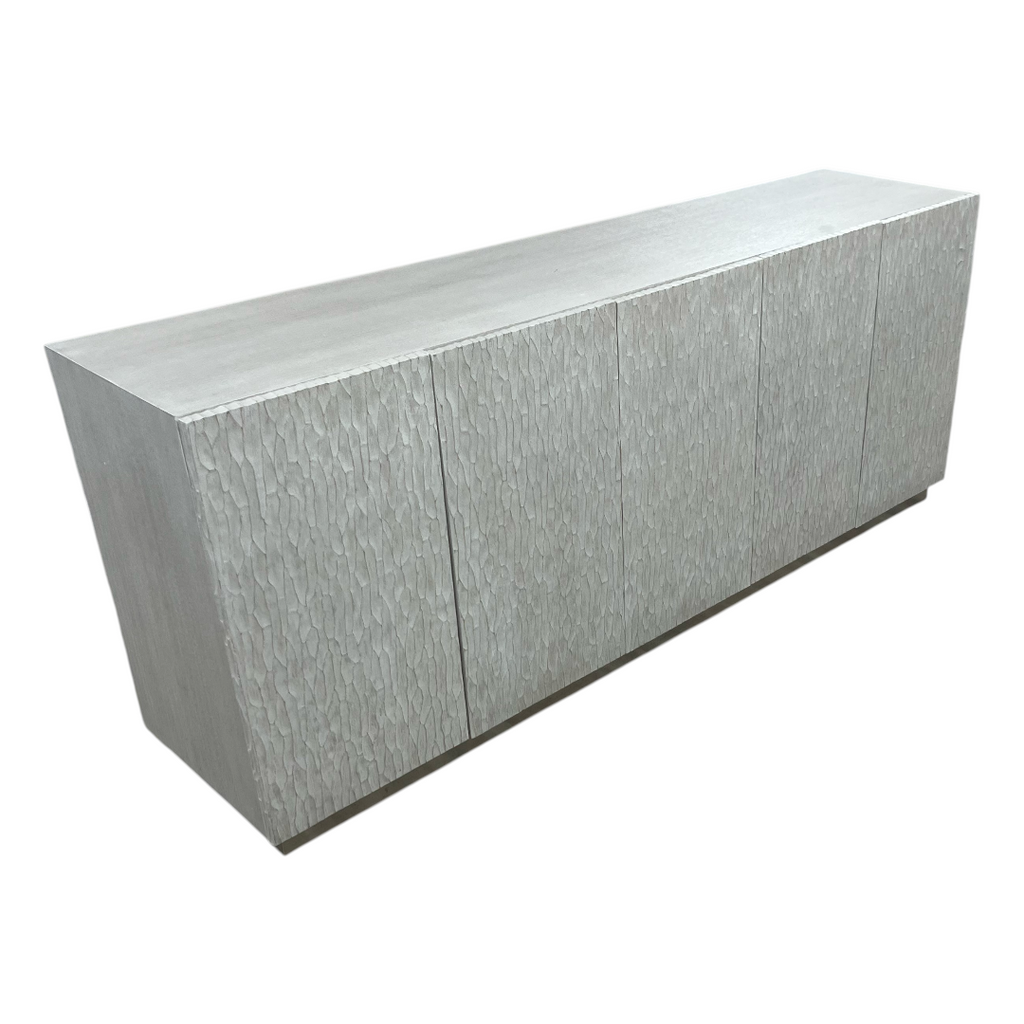 Bernhardt Solaria Entertainment Credenza in Weathered Bone
